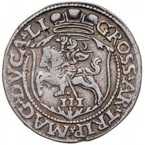 Zygmunt II August 1545-1572, Trojak 1564, Wilno.