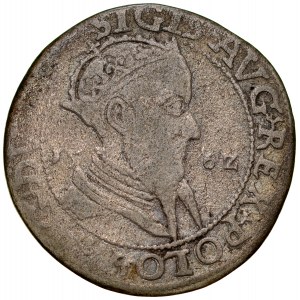 Sigismund II Augustus 1545-1572, Trojak 1562, Vilnius. RR.