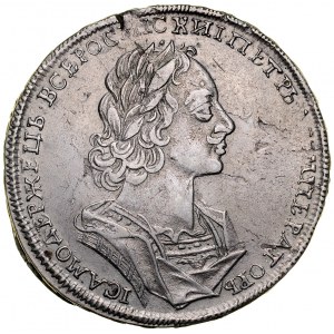 Russland, Peter I. der Große 1699-1725, Rubel 1723, Moskau.