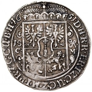 Knížecí Prusko, Fridrich Vilém 1641-1688, Ort 1651 DK, Königsberg.