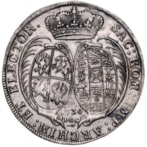 August II Mocny 1697-1733, Talar 1730 IGS, Drezno.