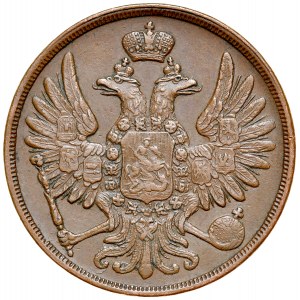Rosja, Mikołaj I 1825-1855, 2 kopiejki 1855 BM, Warszawa.