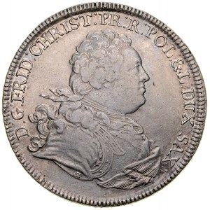 Frederick Christian 1763, Thaler 1763 FWoF, Drážďany.