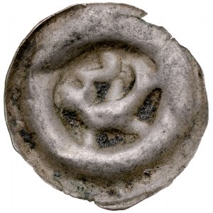 Button brakteat 2nd half of 13th century, unspecified district, Av: Fish?
