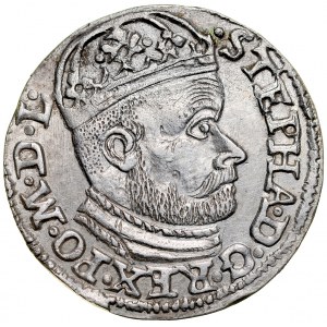 Stefan Batory 1576-1586, Trojak 1585 I-D/G-H, Olkusz.