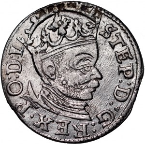 Stefan Batory 1576-1586, Trojak 1583, Ryga.