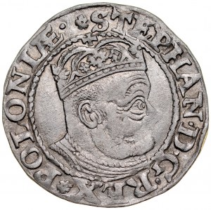 Stefan Batory 1576-1586, Grosz 1580, Olkusz. RRR.