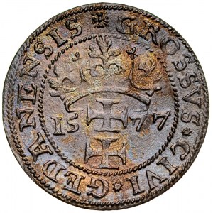 Stefan Batory 1576-1586, Obliehanie penny 1577, Gdansk.