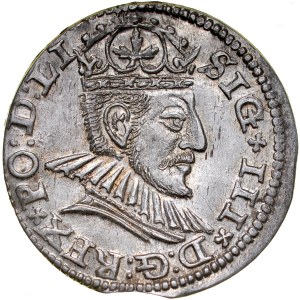 Zikmund III. 1587-1632, Trojak 1590, Riga.