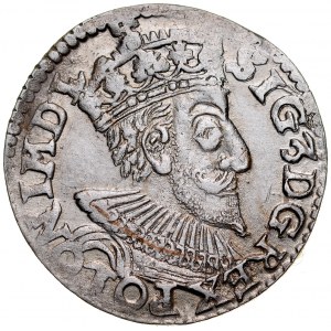 Zikmund III. 1587-1632, Trojak 1593, Olkusz.