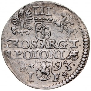 Žigmund III. 1587-1632, Trojak 1593, Olkusz.