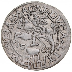 Sigismund II Augustus 1545-1572, Grosz per Polish foot 1566, Vilnius.
