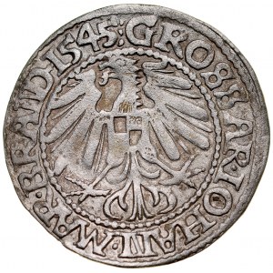 Śląsk, Księstwo Krośnieńskie, Jan Kostrzyński 1535-1571, Grosz 1545, Krosno.