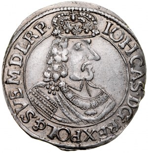 Jan II Kazimierz 1649-1668, Ort 1665/4 HD-L, Toruń.