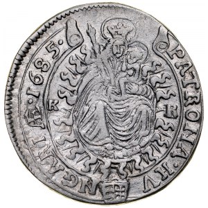 Hungary, Leopold I 1657-1705, XV krajcarów 1685 K-B, Kremnica.