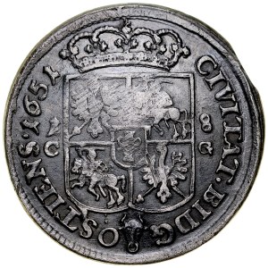 Johannes II. Kasimir 1649-1668, Ort 1651 C-G, Bydgoszcz.