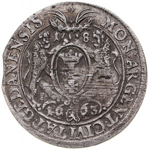 Jan II Kazimierz 1649-1668, Ort 1663, Gdańsk.