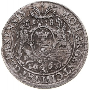 Johannes II. Kasimir 1649-1668, Ort 1663, Danzig.