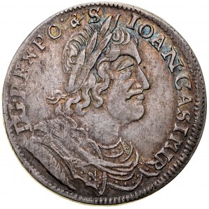 Johannes II. Kasimir 1649-1668, Ort 1652, Wschowa. R6, Variante ohne Buchstaben MW