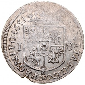 John II Casimir 1649-1668, Ort 1653, Wschowa.