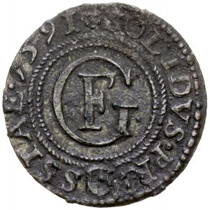 Ducal Prussia, George Frederick 1578-1603, Shell 1591, Königsberg.