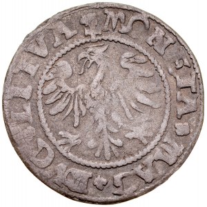 Zikmund II August 1545-1572, půlpenny 1545, Vilnius. RRR.