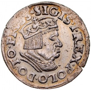 Zikmund I. Starý 1506-1548, Trojak 1537, Gdaňsk.