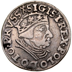 Zygmunt I Stary 1506-1548, Trojak 1539, Gdańsk.