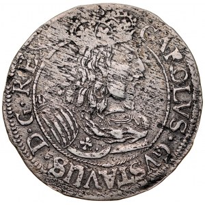 Karol X. Gustáv 1655-1660, Ort 1657 NH, Elbląg.