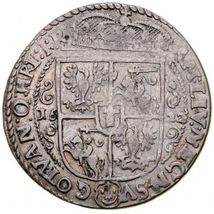 Žigmund III. 1587-1632, Ort 1622, Bydgoszcz. Chyba v kráľovskom mene, legenda na reverze začínajúca AM.