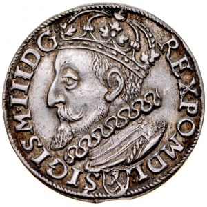 Sigismund III 1587-1632, Trojak 1600, Krakow.