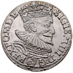 Žigmund III. 1587-1632, Trojak 1594, Malbork.