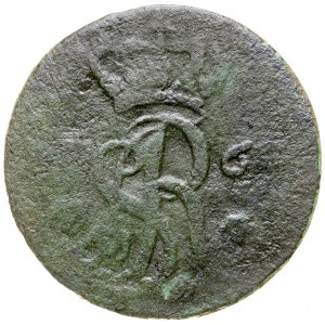 Stanisław August Poniatowski 1764-1795, Penny 1767?, Krakov. Averz na oboch stranách, RR.