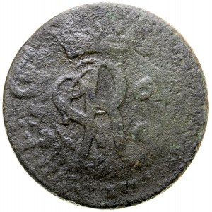 Stanislaw August Poniatowski 1764-1795, Penny 1767?, Cracow. Obverse on both sides, RR.