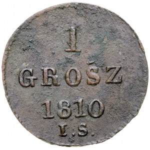 Herzogtum Warschau, Grosz 1810 IS, Warschau.