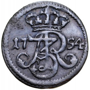 Augustus III. 1733-1763, Shelagh 1754 W-R, Danzig.