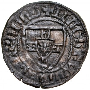 Winrych von Kniprode 1351-1382, Shell, Av.: Grand Master's shield, Rv.: Teutonic shield, Torun.