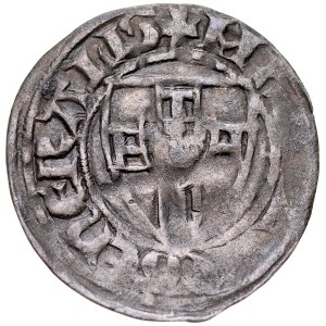 Winrych von Kniprode 1351-1382, vierteljährlich, Av.: Teutonenschild, Rv: Gerades Kreuz, Torun.