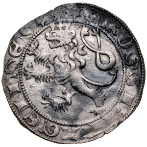 Wenceslas II 1300-1305, Prague penny, Av: Royal crown, Rv.: Bohemian lion.
