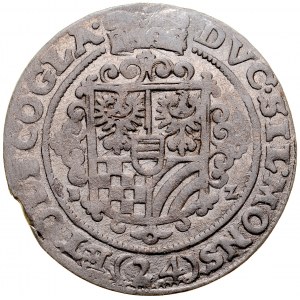 Sliezsko, Ziębicko-Oleśnické vojvodstvo, Henrich Václav a Karol Fridrich 1617-1639, 24 krajcars 1623 B-Z, Oleśnica.