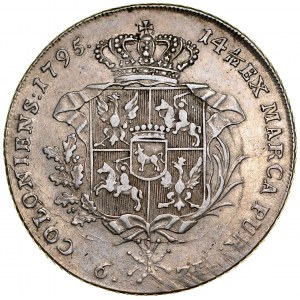 Stanisław August Poniatowski 1764-1795, Thaler 1795, Varšava.