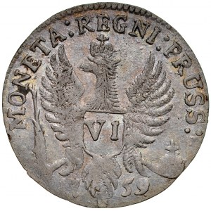 Russia, Katarzyna II 1763-1796, Szóstak 1759, Królewiec.