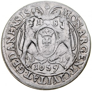 Johannes II. Kasimir 1649-1668, Ort 1659, Danzig.