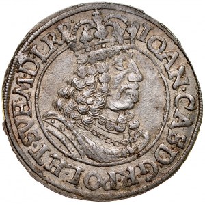 Ján II Kazimír 1649-1668, Ort 1662/1 HD-L, Toruň.