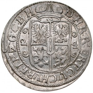 Knížecí Prusko, Jiří Vilém 1619-1640, Ort 1624, Königsberg.