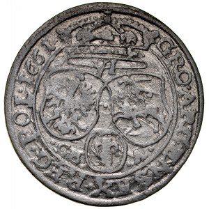 John II Casimir 1649-1668, Sixth of 1661 GB-A, Lviv.