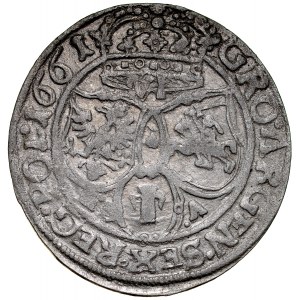 Ján II Kazimír 1649-1668, šiesty z roku 1661 GB-A, Ľvov.