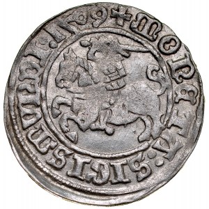 Sigismund I. der Alte 1506-1548, Halbpfennig 1509, Vilnius.