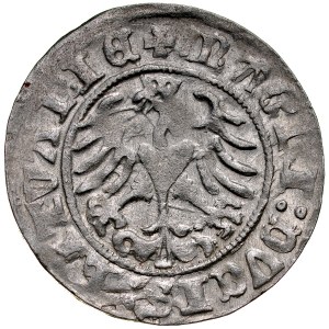 Sigismund I. der Alte 1506-1548, Halbpfennig 1510, Vilnius.