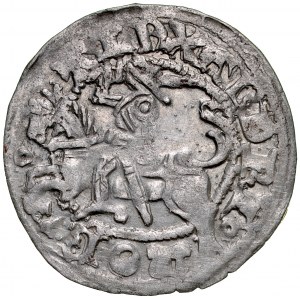 Alexander Jagiellonian 1501-1506, Halber Pfennig, Vilnius.